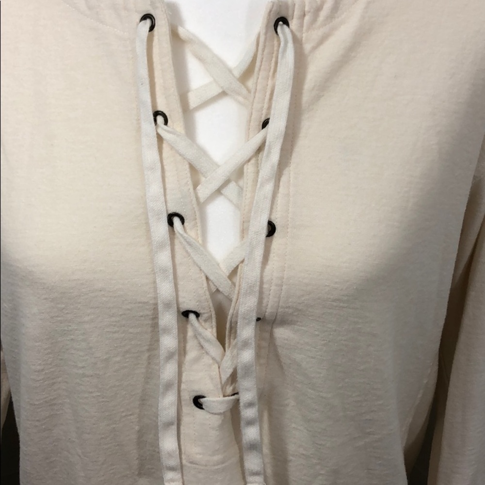 Madewell Libra Lace-Up Tee - Picture 6 of 10